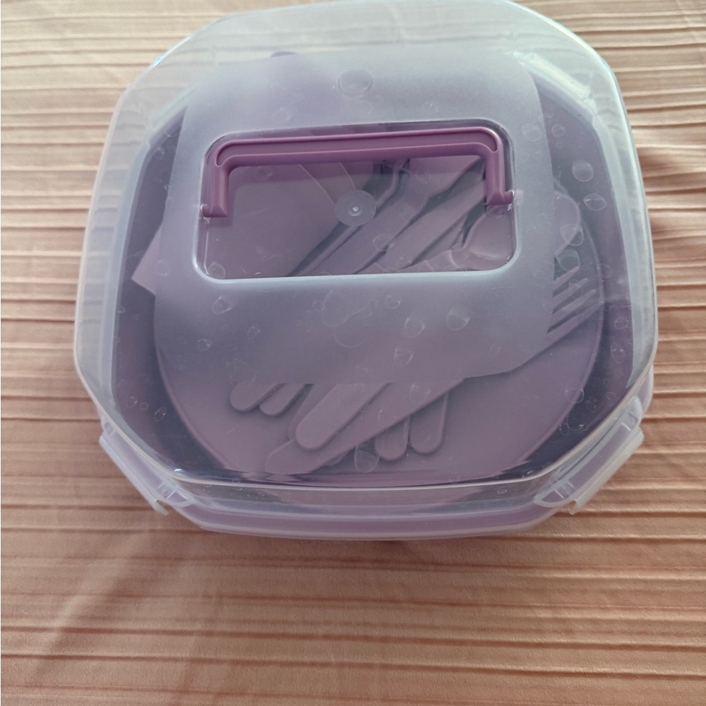💜Purple Picnic Set with Carrying Case